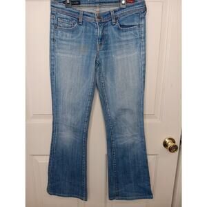 Citizens of Humanity Jeans Women 31x29 Blue Ingrid #002 Low Rise Flare Stretch